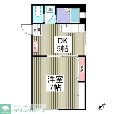 NKハイム元郷の物件間取画像